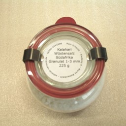 Zeige Details für Kalahari Wüstensalz Granulat 225 g Bild von Kalahari Wüstensalz Granulat 225 g