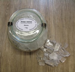 Zeige Details für ATLAS weiss Kristallsalz Stücke 1 kg im Glas Bild von ATLAS weiss Kristallsalz Stücke 1 kg im Glas