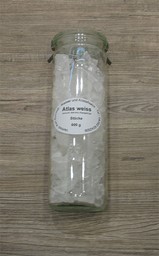 Zeige Details für ATLAS weiss Kristallsalz Stücke 600 g im Glas Bild von ATLAS weiss Kristallsalz Stücke 600 g im Glas