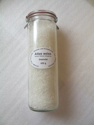 Zeige Details für ATLAS weiss Kristallsalz Granulat 630 g Bild von ATLAS weiss Kristallsalz Granulat 630 g