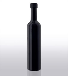 Zeige Details für Violettglas Ölflasche mit Schraubverschluß  500 ml rund Bild von Violettglas Ölflasche mit Schraubverschluß  500 ml rund
