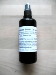 Bild von Kolloidales Silber - 30 ppm, 100 ml in Mironsprühflasche