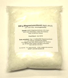 Zeige Details für Magnesiumchlorid  500 g im Nachfüllbeutel Bild von Magnesiumchlorid  500 g im Nachfüllbeutel