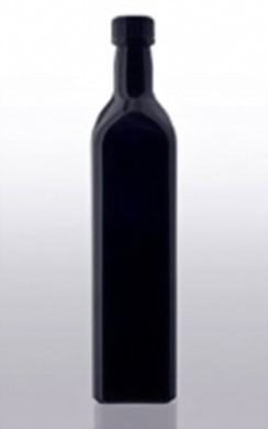 Bild von Violettglas Ölflasche mit Schraubverschluß  750 ml