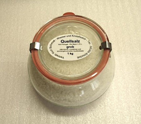 Bild von Quell-Salz grob 1 kg im Glas