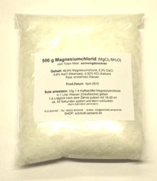 Bild von Magnesiumchlorid  500 g im Nachfüllbeutel